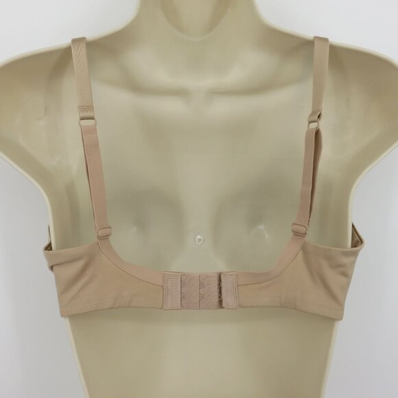 Victorias Secret 34DD Biofit Unlined Full Coverage Bra Beige Underwire Women - Picture 6 of 13